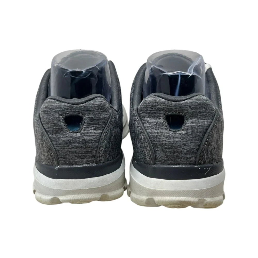 Skechers GOwalk 3 Sneakers Womens Size 8 Gray Heathered Lace Up Comfort Walking